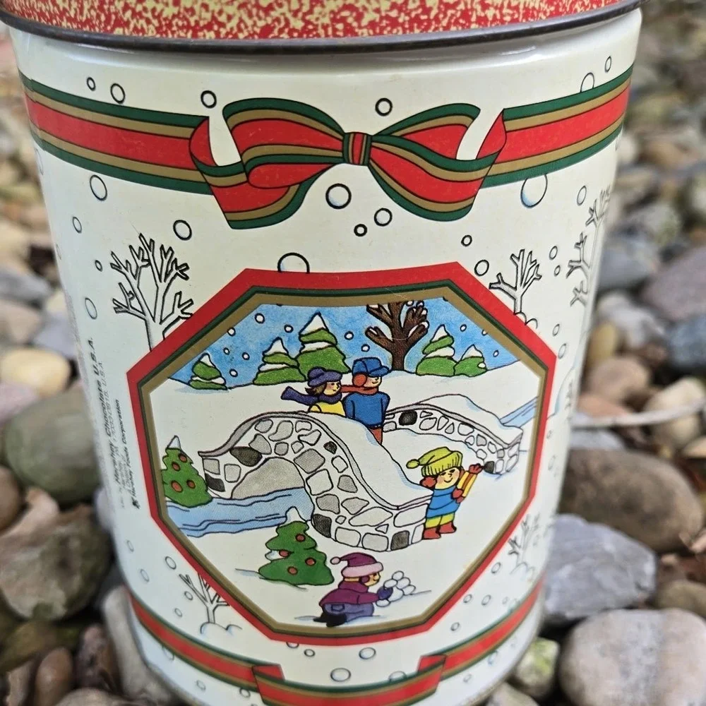 Vintage Hershey's‎ Miniatures Holiday Classics Canister #4 Christmas 1992